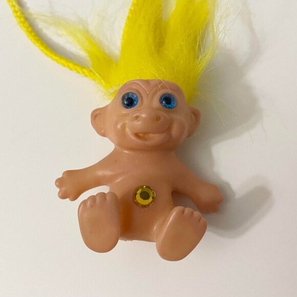 Vintage Troll Doll Necklace Made in Korea Collectible Toy - Picture 5 of 16